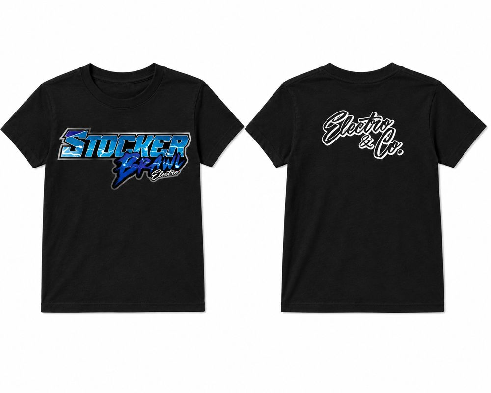 Electro Kids Tee — Black