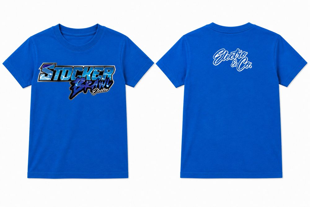 Electro Kids Tee — Blue